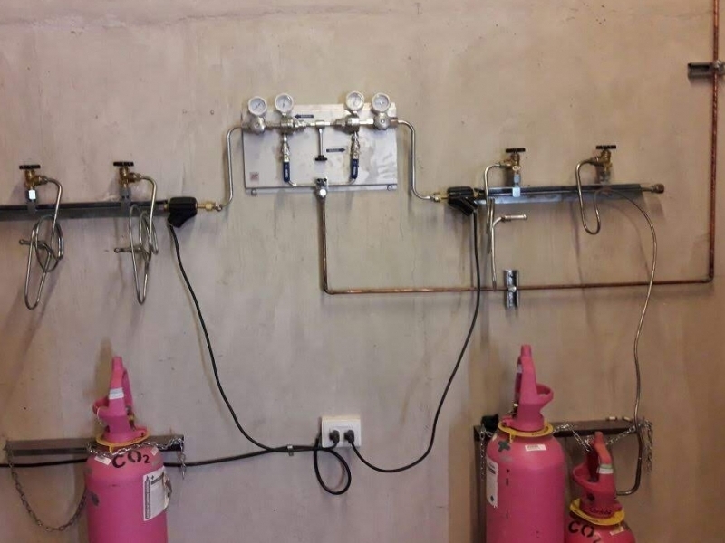 Instalación de baterías de Dióxido de Carbono - Cerro.