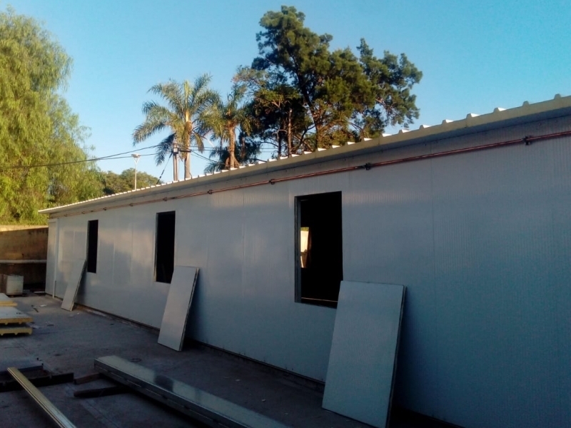 Sistema de distribución de oxígeno medicinal para el Hospital Modular.